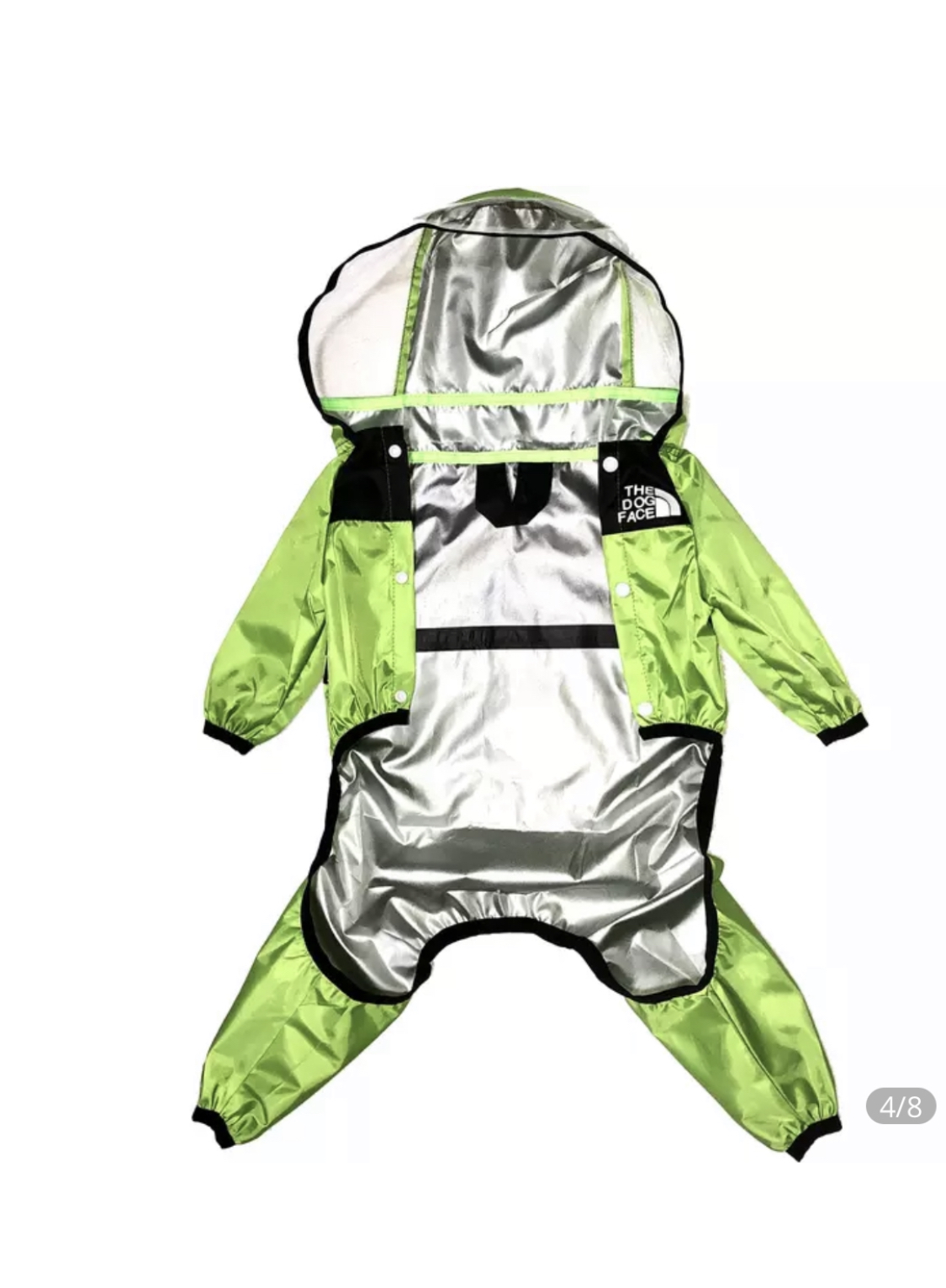 The Dog Face raincoat for small and medium size breeds