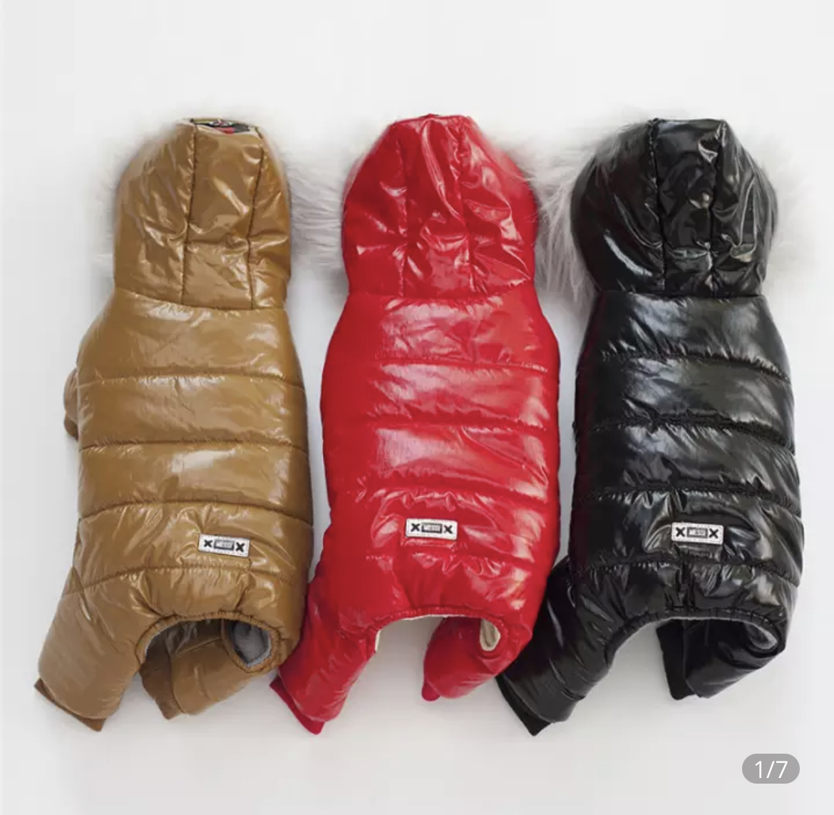 Waterproof pet winter jacket