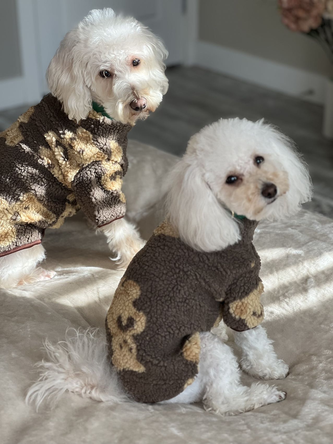 Warm dog winter coat; dog jacket
