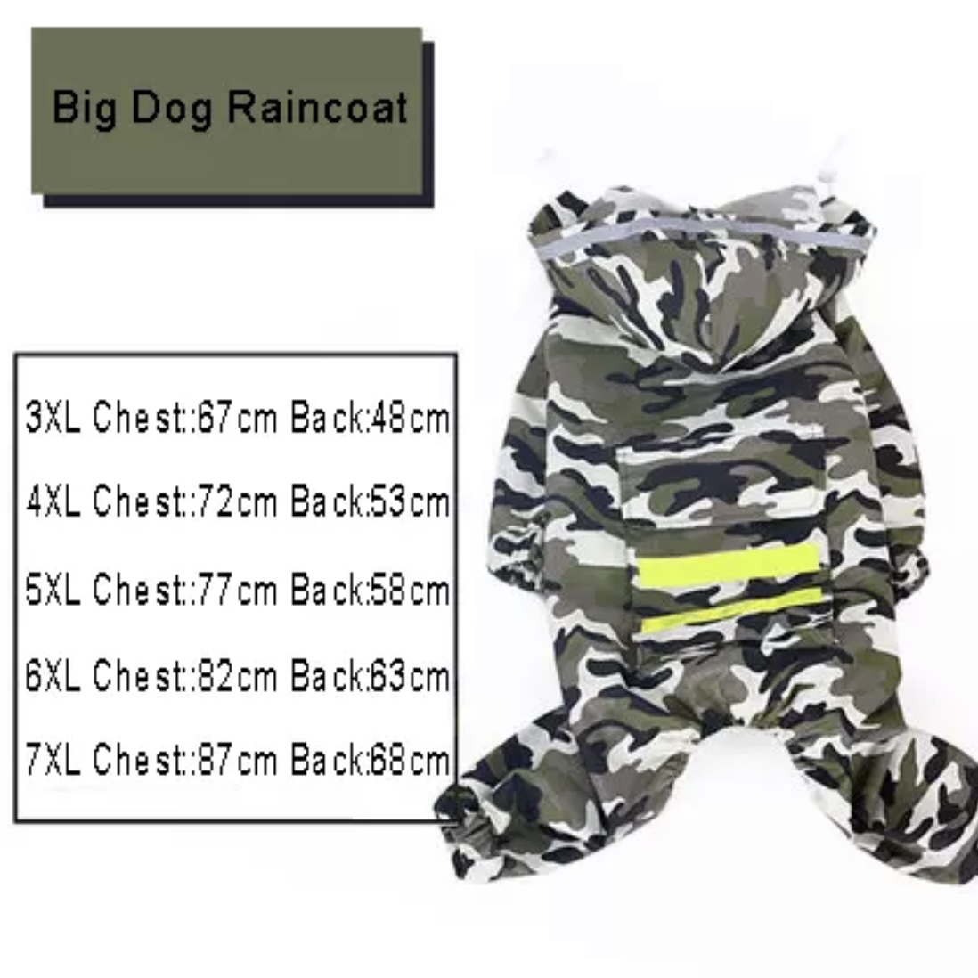 Great quality rain jacket for medium and large breed dogs