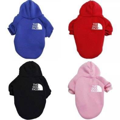 The Dog Face hoodies for medium and large breeds
