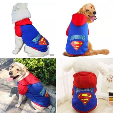 Fancy dog hoodies for medium and large breeds