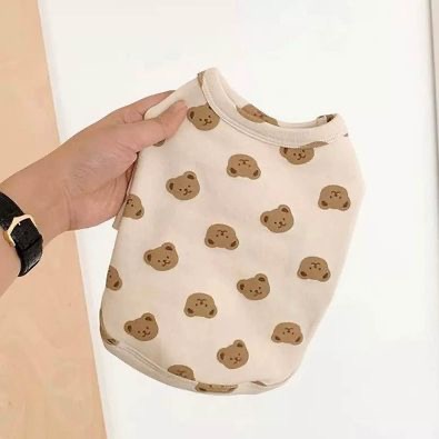 Cute pet shirt for small breed dogs