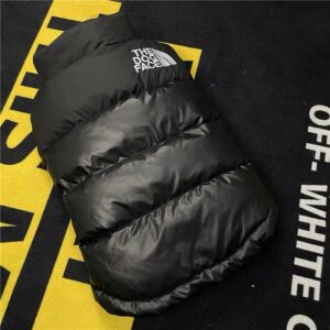 The Dog Face Duck Down Vest for small breed dogs