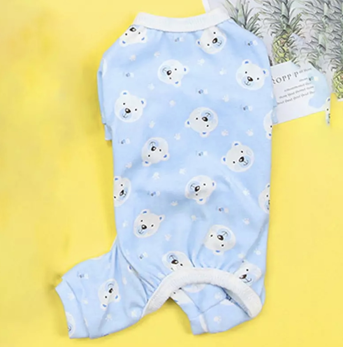 Cotton pet pajamas