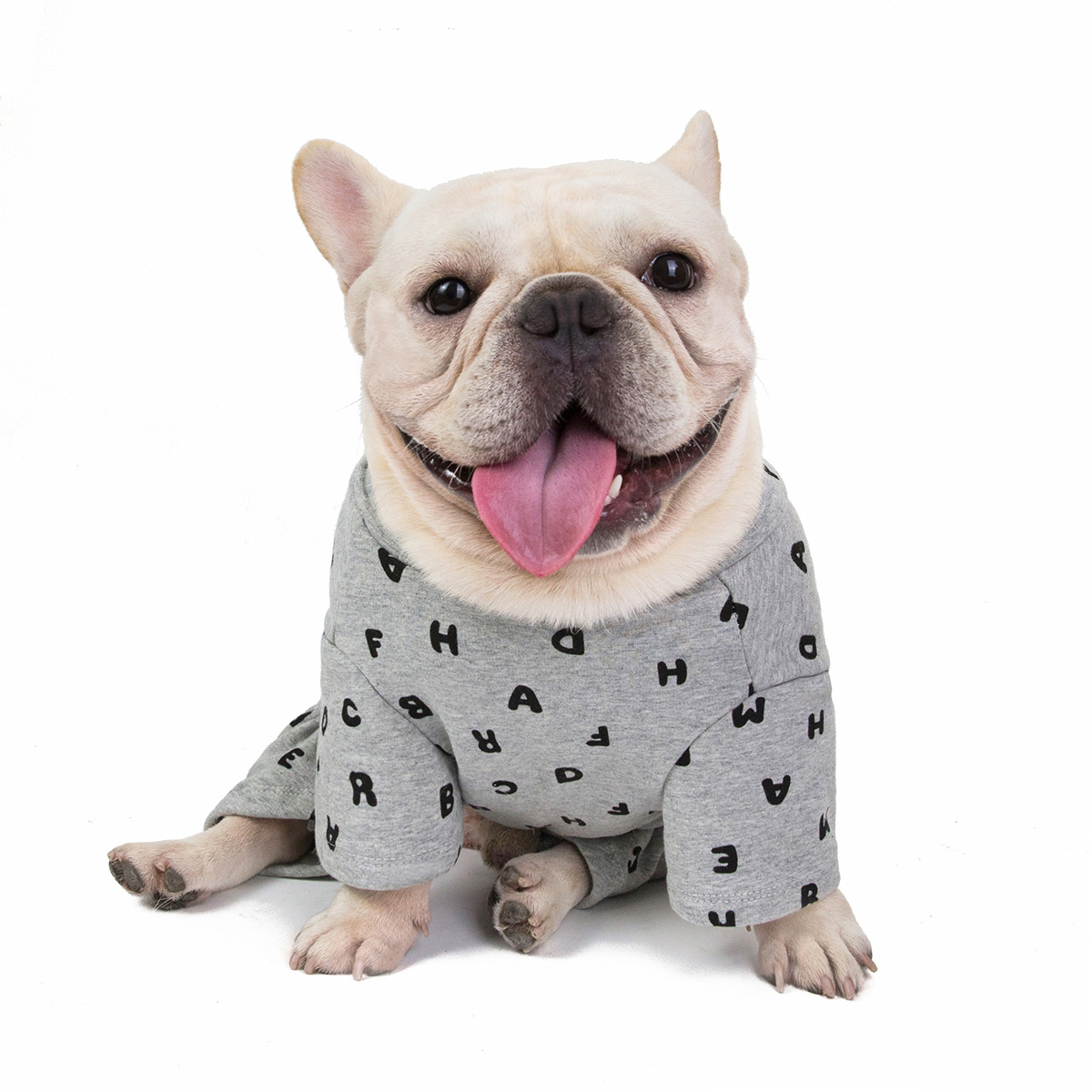 Warm pet pajamas for Frenchies