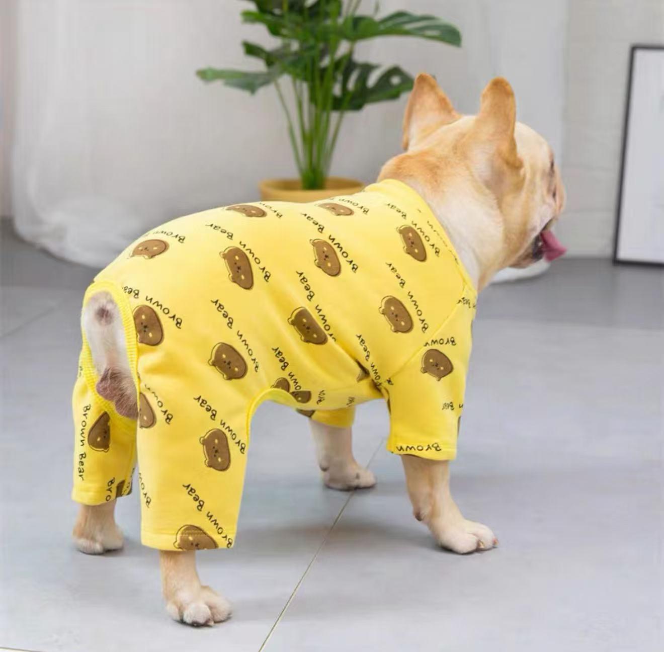 Warm pet pajamas for Frenchies