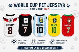 Pet Jerseys for Medium and Large Breed Dogs