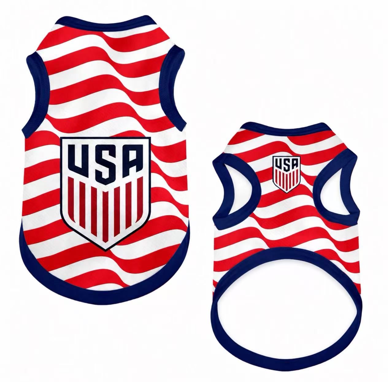 Pet Jerseys for Team USA for Small Breed Dogs