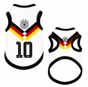 Pet Jerseys for Team Germany #10 for Small Breed Dogs